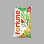 "Fortune Soya Health Refined Oil 870g pack – Healthy cooking oil enriched with Omega-3"
