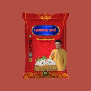 “Lalbaba Superior Banskati Rice 5kg, 10kg, 26kg pack – premium quality fluffy rice for daily meals and festive dishes”