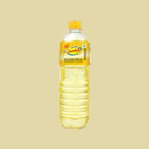 Sundrop Lite Blended Cooking Oil 1L bottle – healthy sunflower and soyabean oil blend