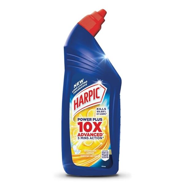 Harpic Disinfectant Liquid Toilet Cleaner (Sparkling Lemon) - Pack of 3