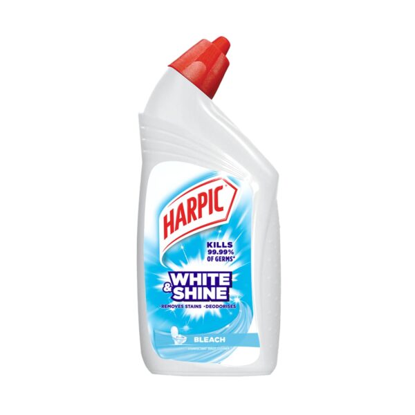 Harpic Disinfectant Toilet Bleach (White and Shine) - Pack of 2