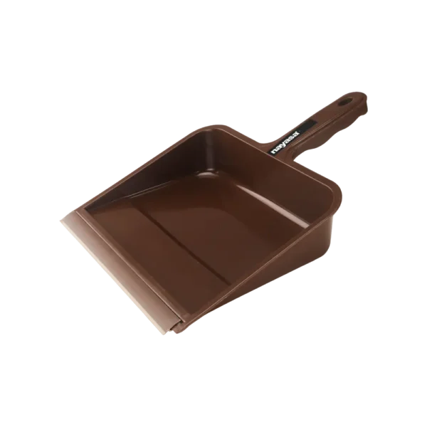 Nayasa Broom Mate Small Dustpan (Plastic, Brown)