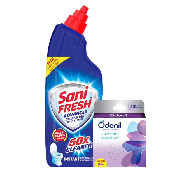Sani Fresh Advanced Toilet Cleaner (with Free Odonil)